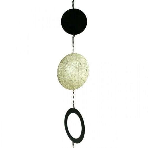 Christmas decoration black gold hanging decoration 5 elements 79cm