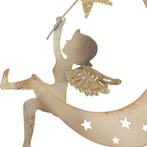 Product Angel Pendant Star Christmas Decoration for Hanging H19cm 2 pcs