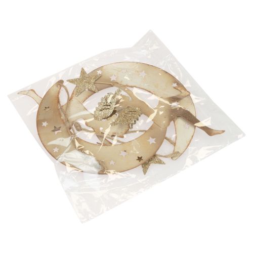 Product Angel Pendant Star Christmas Decoration for Hanging H19cm 2 pcs