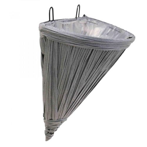 Product Hanging pot gray Flower pot for hanging wall light 30×17cm
