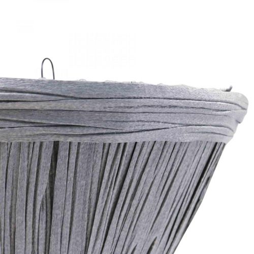 Product Hanging pot gray Flower pot for hanging wall light 30×17cm