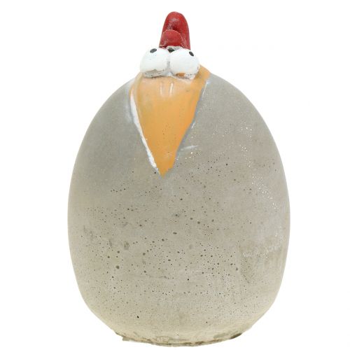 Floristik24 Dekofigur rooster concrete 12cm 3pcs