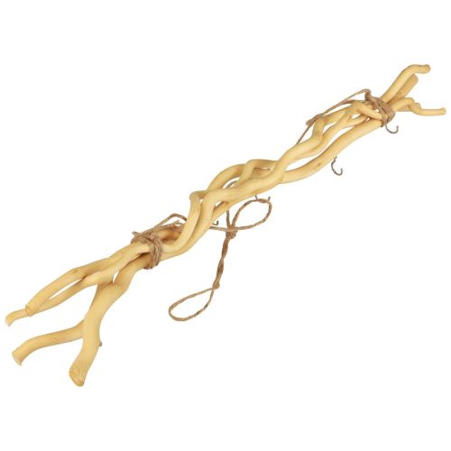 Product Wooden bundle hook rail wall decoration boho style for versatile use