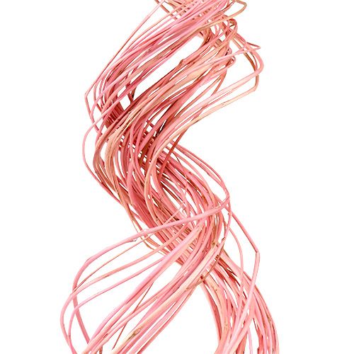Floristik24 Half Curly Willow 100cm Pink 30 pcs