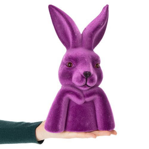 Product Thinking Rabbit Flocked Rabbit Bust Easter 16.5×13×27cm