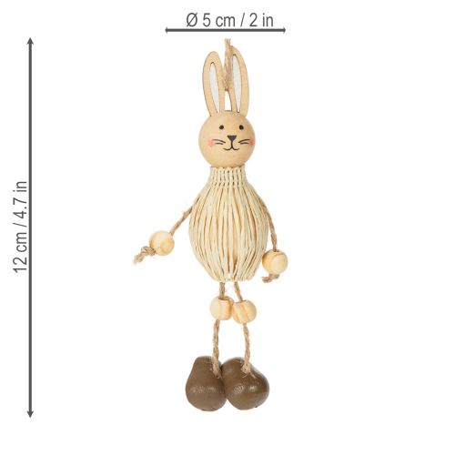 Product Easter Bunny Decoration Hanging Ornaments for Festive Easter Decoration 12cm 4 Pieces