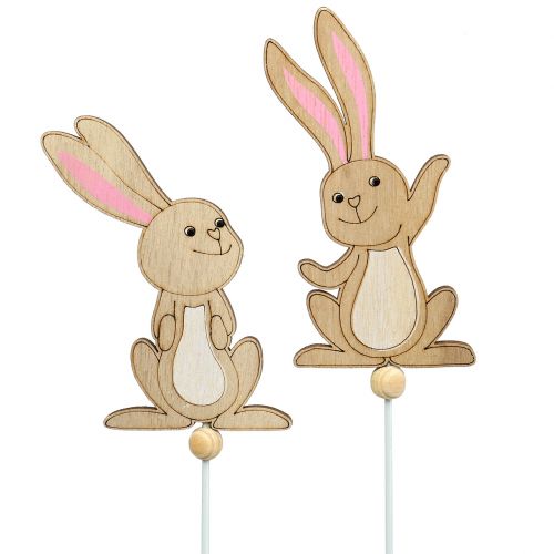 Floristik24 Bunny nature on plug 8pcs