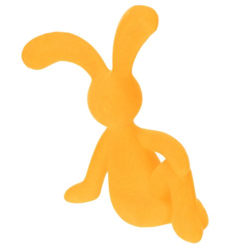 Decorative Easter bunny made of plastic, ideal as decoration and gift idea, 20cm, 2 pieces