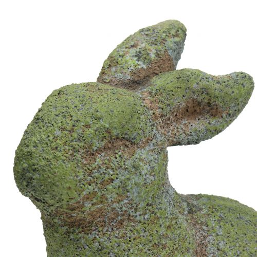Floristik24 Garden figurine bunny mossy 20cm x 13cm H25cm
