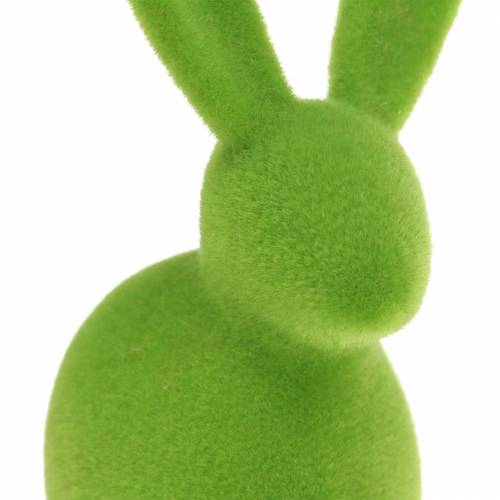 Floristik24 Rabbit flocked colorful H13cm assorted 6 pcs