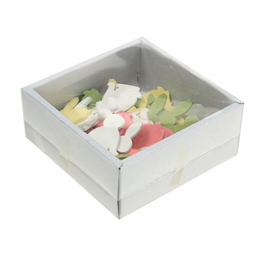 Floristik24 Streudeko Easter bunny wood 5.2cm 40pcs assorted