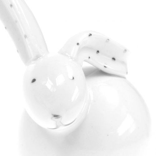 Floristik24 Ceramic rabbit white 8.5cm 4pcs