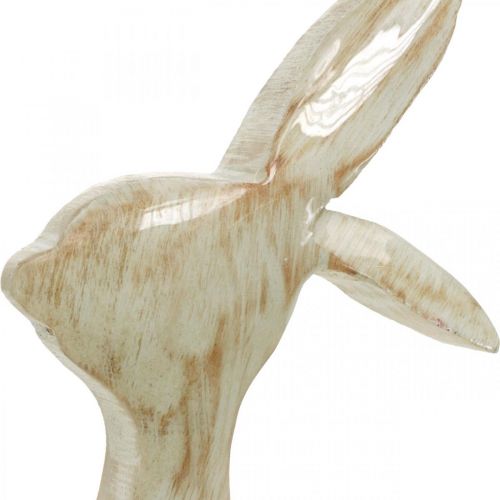 Floristik24 Decoration figure, bunny, spring decoration, Easter, wood decoration 30.5cm