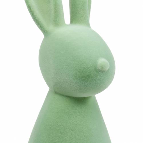 Floristik24 Easter decoration bunny 47cm green flocked Easter bunny decoration figure Easter
