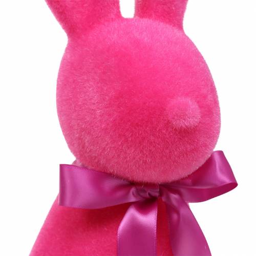 Floristik24 Bunny flocked pink H49cm