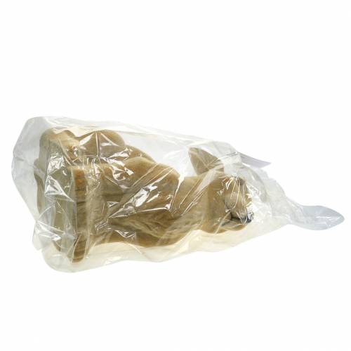 Floristik24 Easter decoration bunny flocked brown H50cm