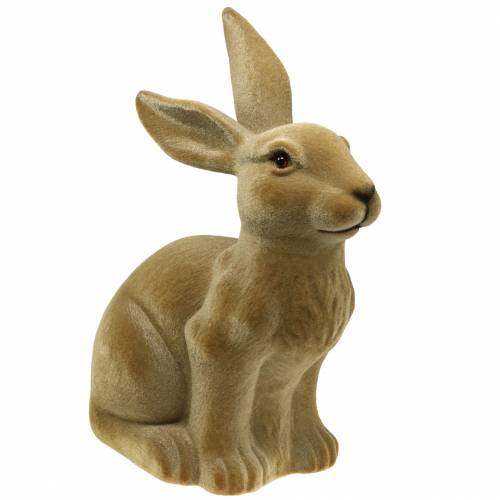 Floristik24 Easter decoration bunny flocked brown H50cm