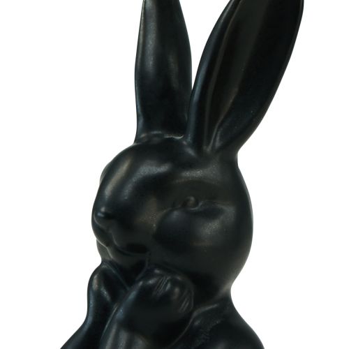 Product Thinking Rabbit Bust Black 7×6×15cm 2pcs
