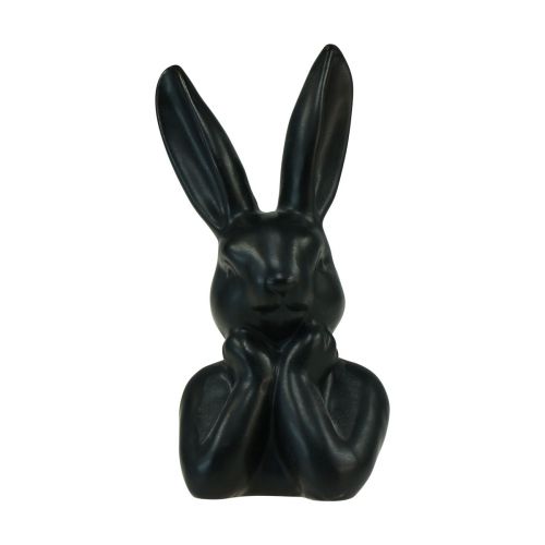 Product Thinking Rabbit Bust Black 7×6×15cm 2pcs