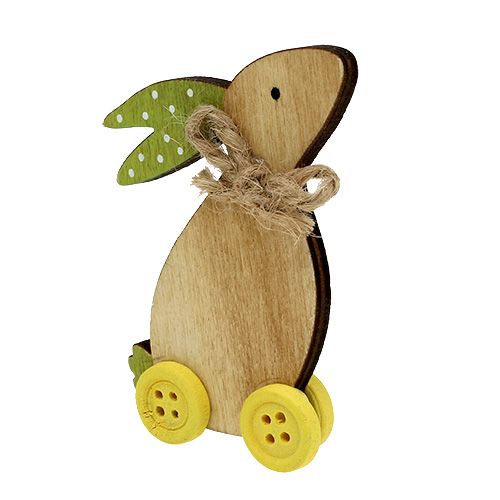 Floristik24 Wooden rabbit figure assorted 9cm 24 pcs