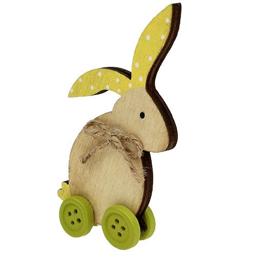 Floristik24 Wooden rabbit figure assorted 9cm 24 pcs