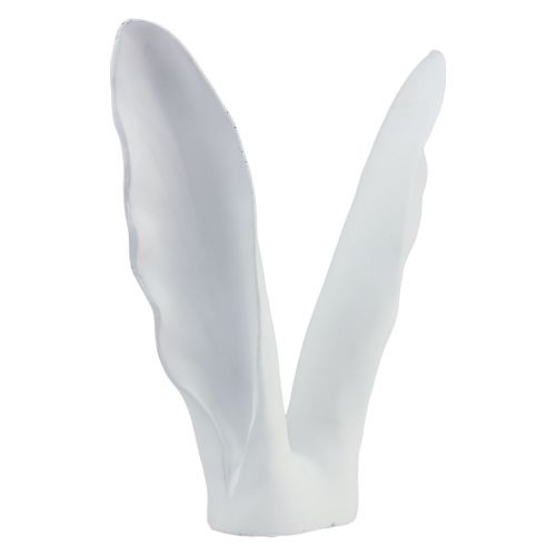 Floristik24 Rabbit decoration rabbit ears white artificial stone 31×9.5×41cm