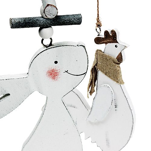 Product Rabbits and chickens to hang L42cm - 46cm 4pcs