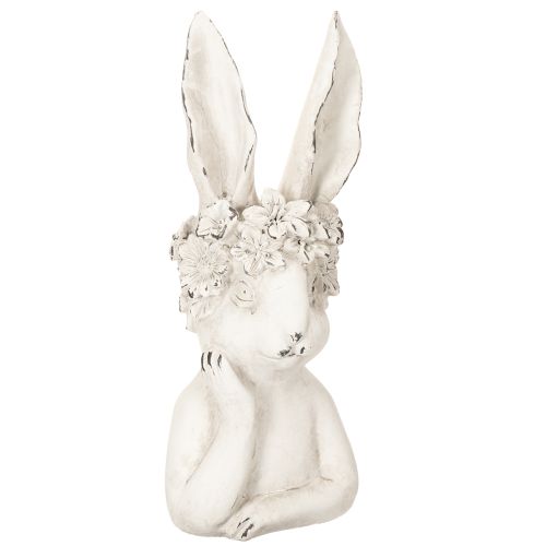 Decorative rabbit with detailed design for timeless spring and Easter ideas, 34cm