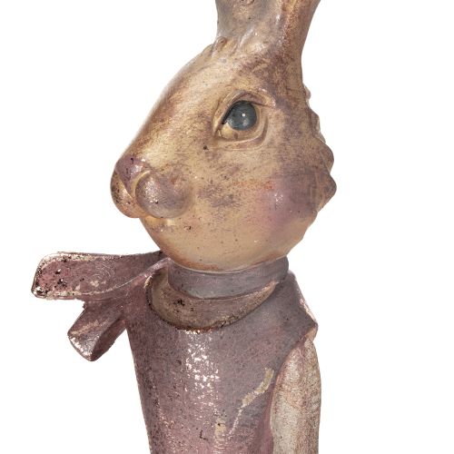 Product Decorative rabbit figurine in a dress for stylish spring and Easter decoration, 55cm