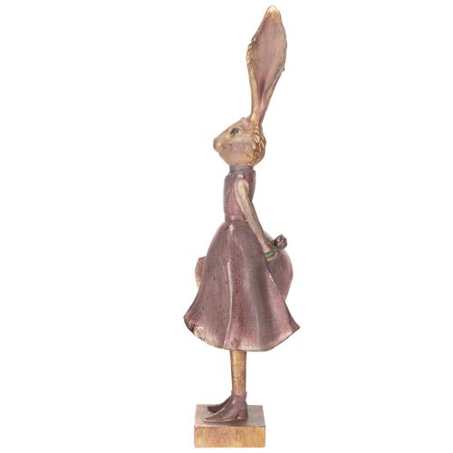 Product Decorative rabbit figurine in a dress for stylish spring and Easter decoration, 55cm