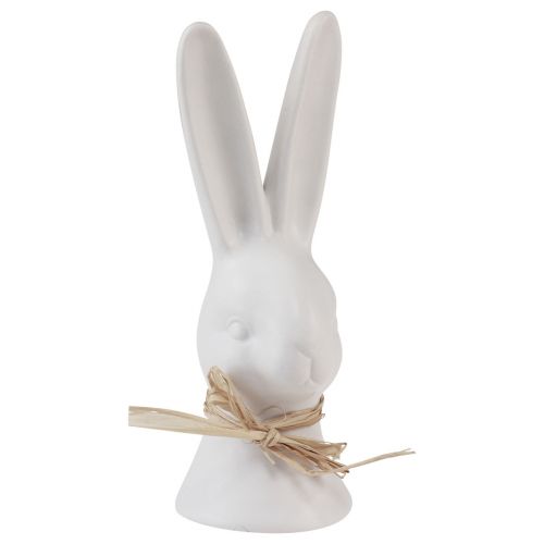 Product Rabbit head decoration Easter bunny white rabbit ceramic 17cm