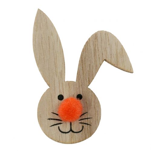 Product Easter bunnies wood in a glass 36pcs