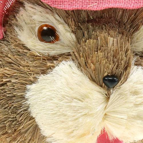 Floristik24 Easter decoration rabbit head for hanging straw H32cm