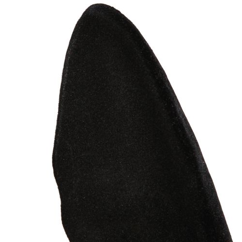 Floristik24 Bunny Ears Easter Bunny Decoration Black Flocked Stick 56cm