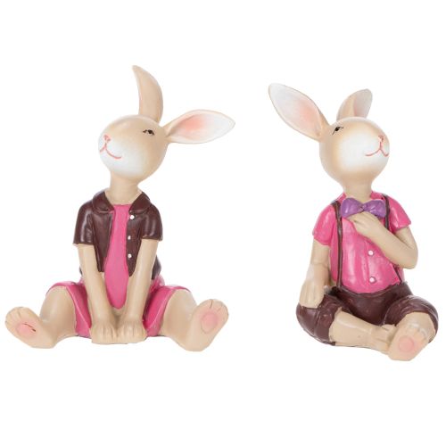 Product Easter Bunny Figurines Set, Cute Table Decoration for Easter and Spring, 9cm, 4 Pieces