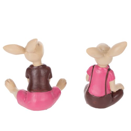 Product Easter Bunny Figurines Set, Cute Table Decoration for Easter and Spring, 9cm, 4 Pieces