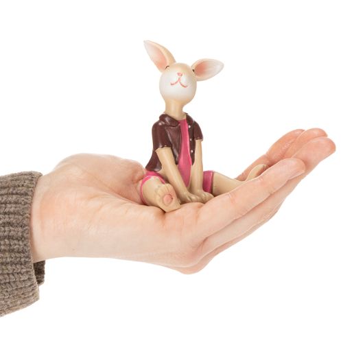 Product Easter Bunny Figurines Set, Cute Table Decoration for Easter and Spring, 9cm, 4 Pieces