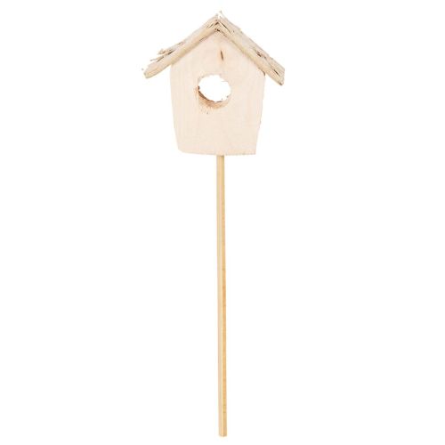 Decorative birdhouse, birch,