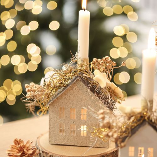 Metal Light House Lantern Decoration 16cm | Floristik24.ie