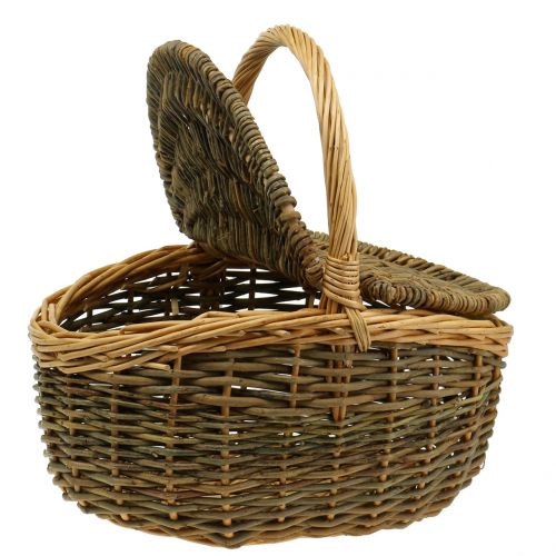 Floristik24 Picnic basket willow 40cm x 30 cm H20cm