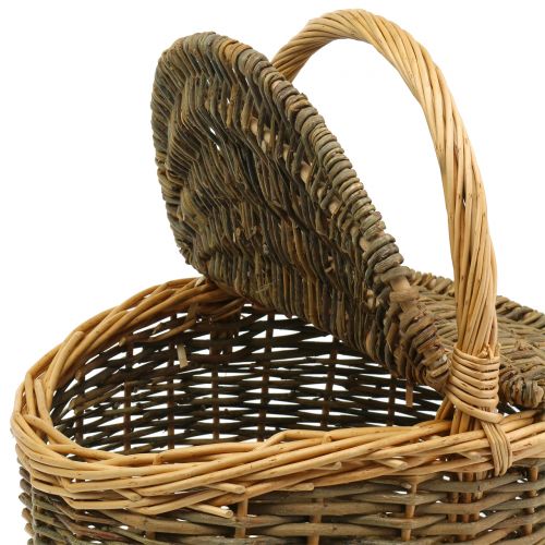 Floristik24 Picnic basket willow 40cm x 30 cm H20cm