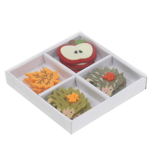 Floristik24 Autumn decoration for scattering and gluing felt 12pcs