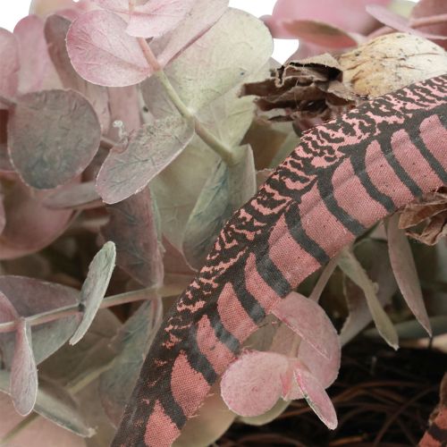 Floristik24 Door wreath eucalyptus eucalyptus wreath artificial autumn Ø35cm