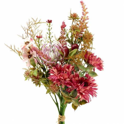 Floristik24 Bouquet of flowers autumn fuchsia 40cm