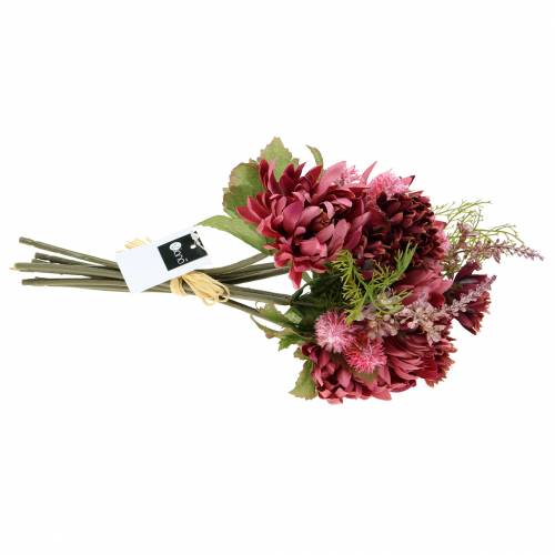 Floristik24 Chrysanthemum bouquet mix purple 35cm