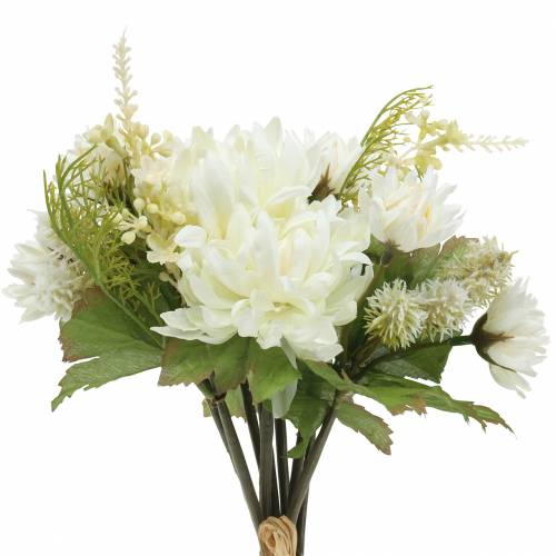 Floristik24 Chrysanthemum bouquet mix white 35cm