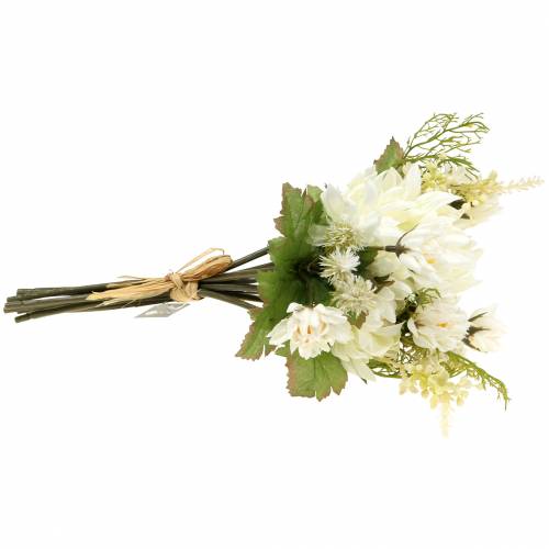 Floristik24 Chrysanthemum bouquet mix white 35cm
