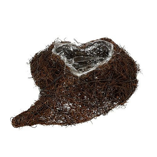 Floristik24 Heart for planting nature 20x30cm H9cm