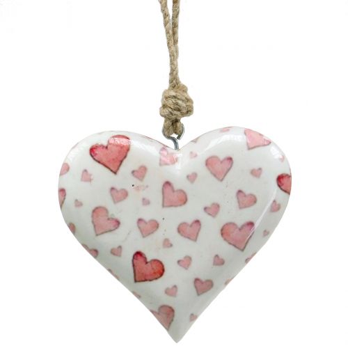 Floristik24 Deco hanger heart ceramic 11cm x 10cm