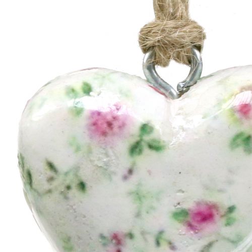 Floristik24 Heart to hang roses 5cm 12pcs